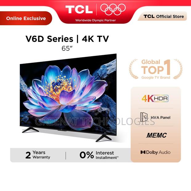 TCL 65V6D 65" Google TV | HDR10+ + Dolby Atmos | Game Master - thumbnail 2
