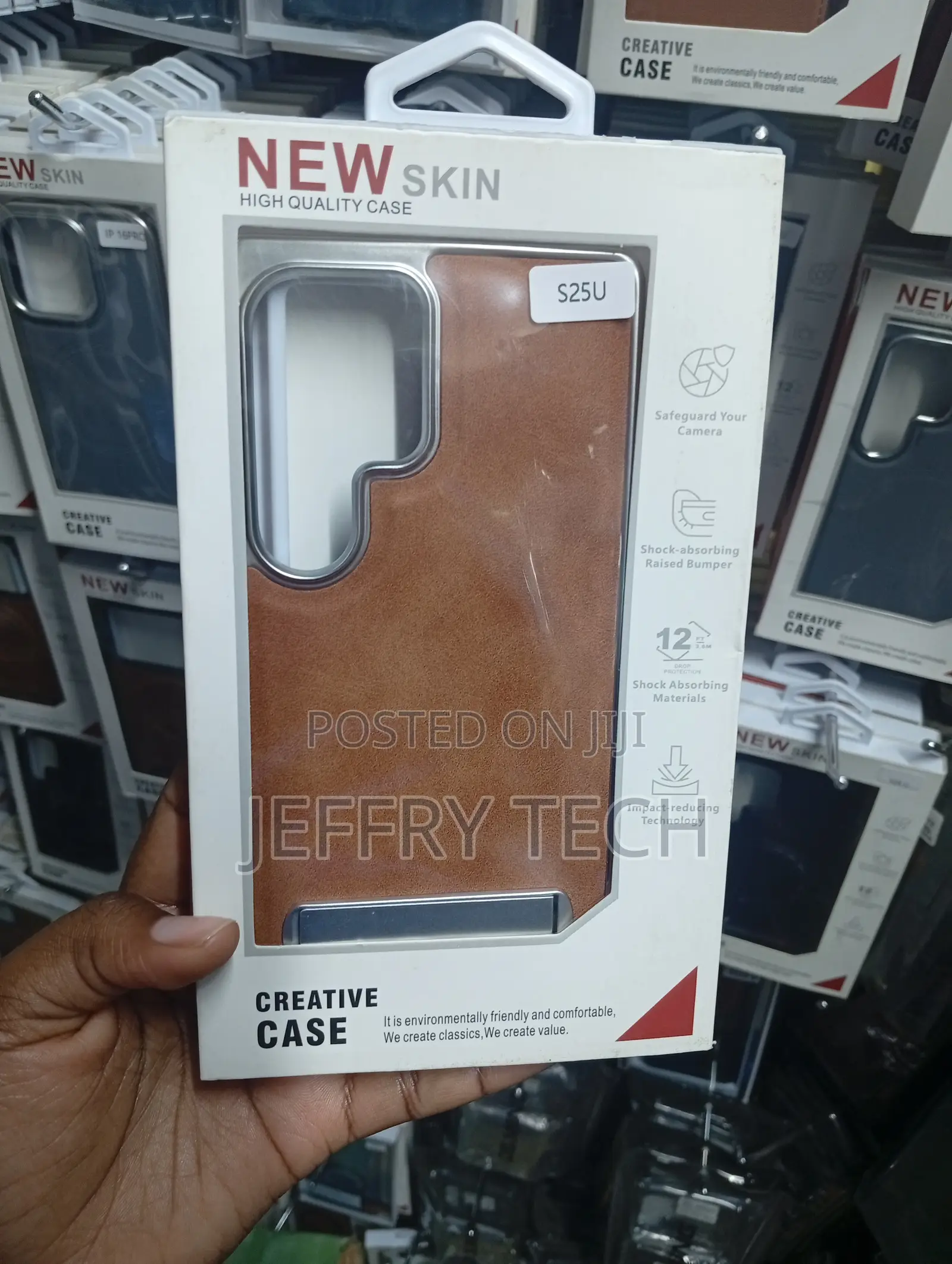 Shock-Absorbing Raised Bumper Designed for the Samsung Galaxy S25