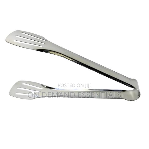 Slotted Stainless Steel Tong - thumbnail 2