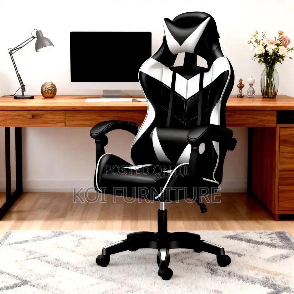 Office Chairs; Adjustable Leather Home Studios Gamers Chair
