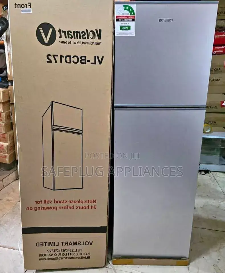 Volsmart 172L Double Door Refrigerator – Spacious Energy Efficient