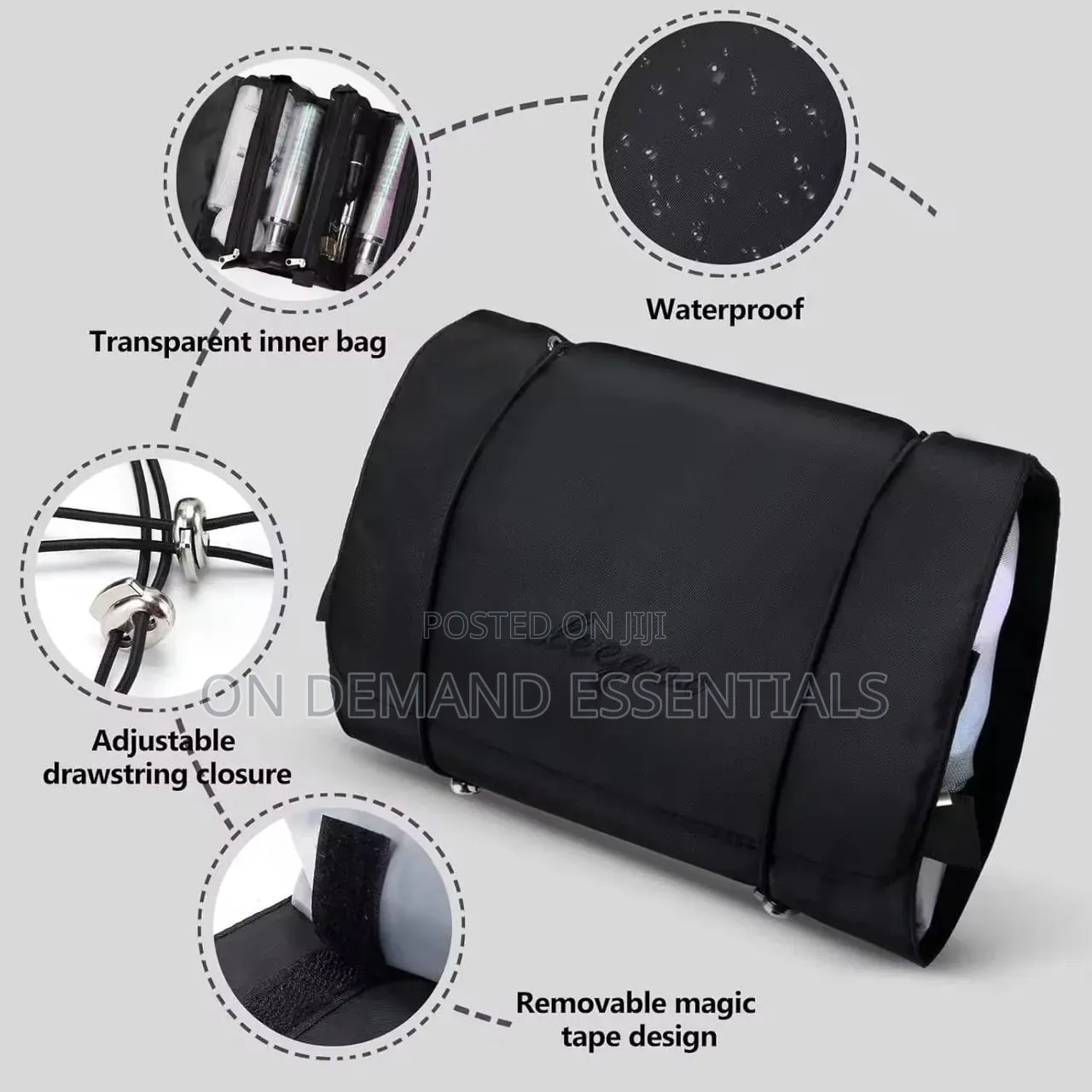 Luxury Cosmetic Bag With 4 Removable Bags