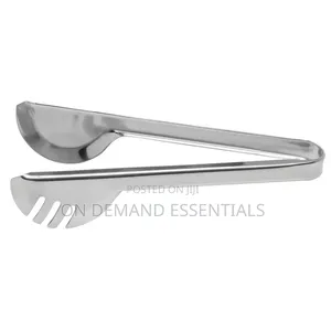 Oval Stainless Steel Pastries Tong