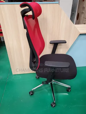 Red ErgoFlex High Back Office Chair