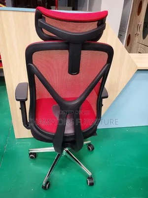 Red ErgoFlex High Back Office Chair