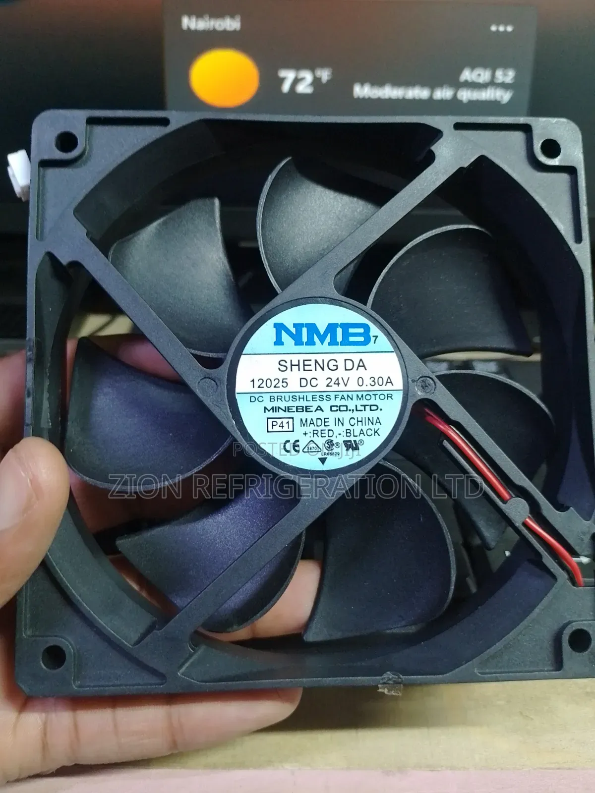 DC 24V Brushless Fan Motor (120mm by 120mm by 25mm) Fan in Nairobi
