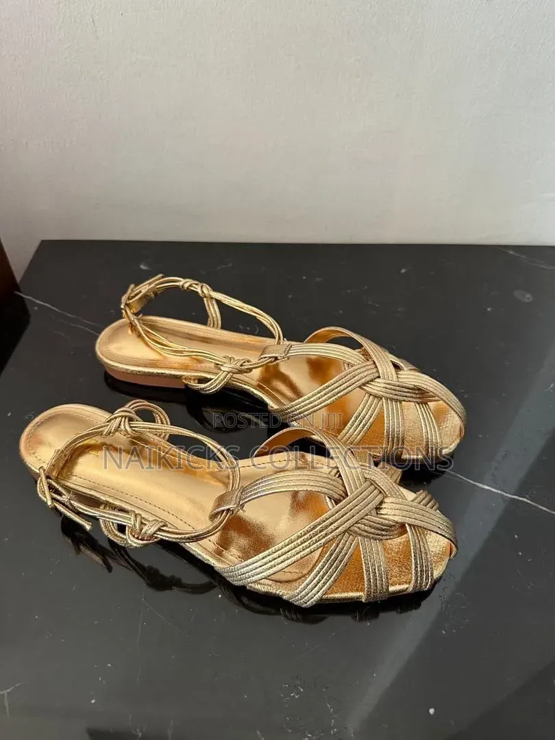 Zara Gold Sandals