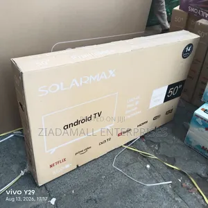 43′′ Solarmax Smart Qled TV – Android Bluetooth Built-in Decoder