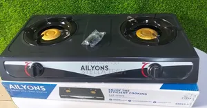 Ailyons Metallic Two Stainless Burner Cooker