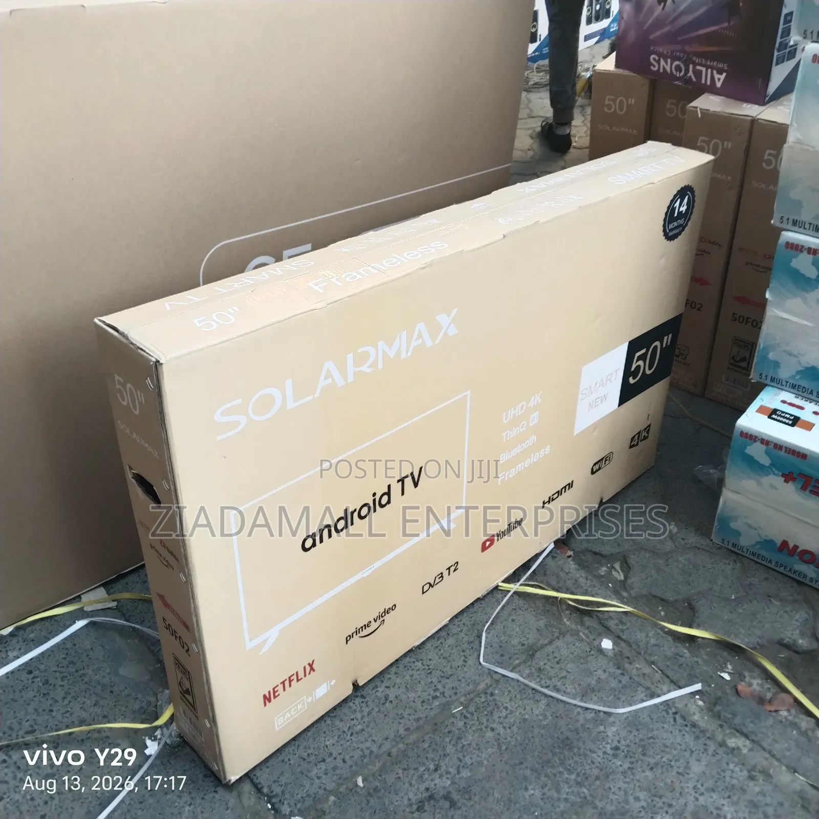 43 Inch Solarmax Android TV – Movies, Sports Streaming