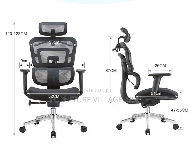 Office Chair: Orthopedic High -Back Chair - thumbnail 6