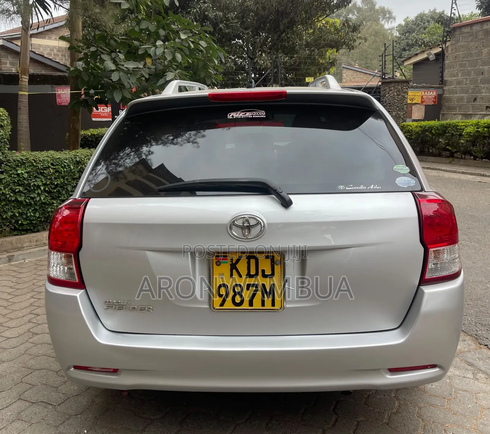 Toyota Corolla Fielder 2015 Silver