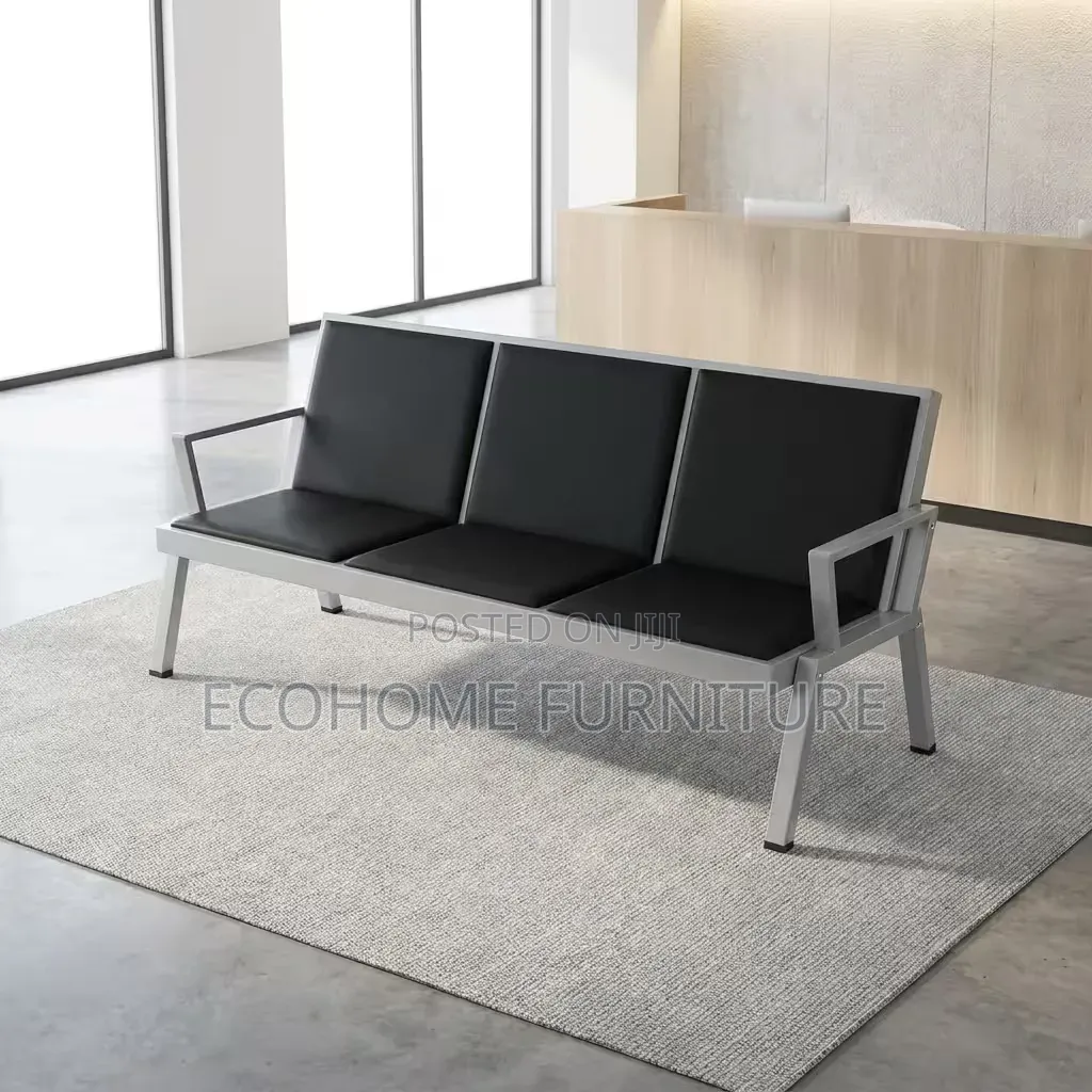 Waiting Bench 3 Seater Reception Office Visitor Chair