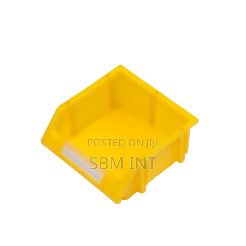 Yellow Rectangular Storage Organizer Box