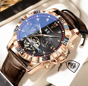 Chronograph Poedagar 1418 Leather Automatic