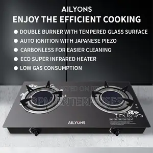 Ailyons 2-Burner Infrared Glass Top Cooker