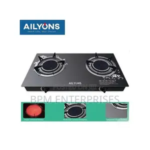 Ailyons 2-Burner Infrared Glass Top Cooker