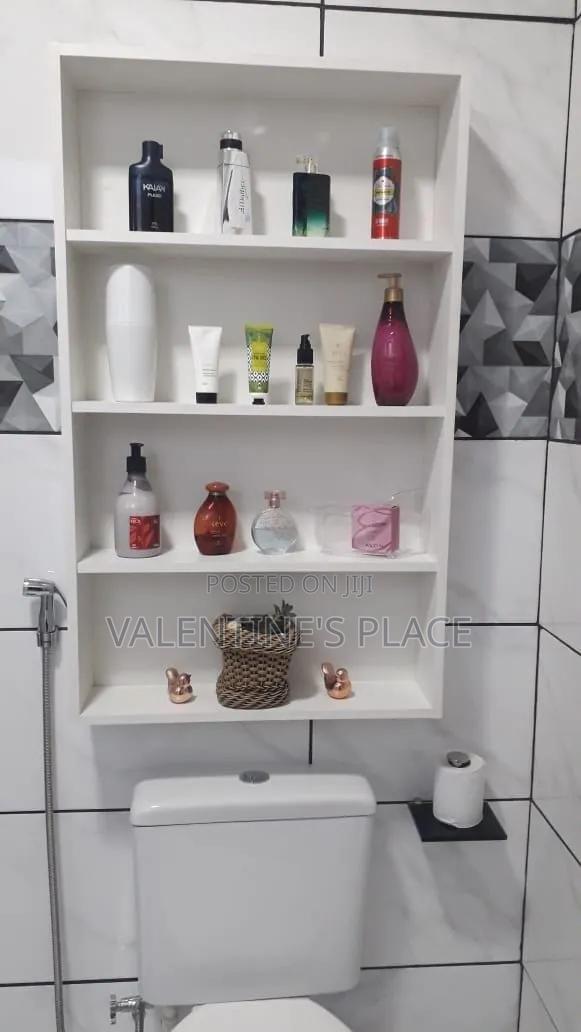 Modern Wall-Mounted Makeup Shelf - main view