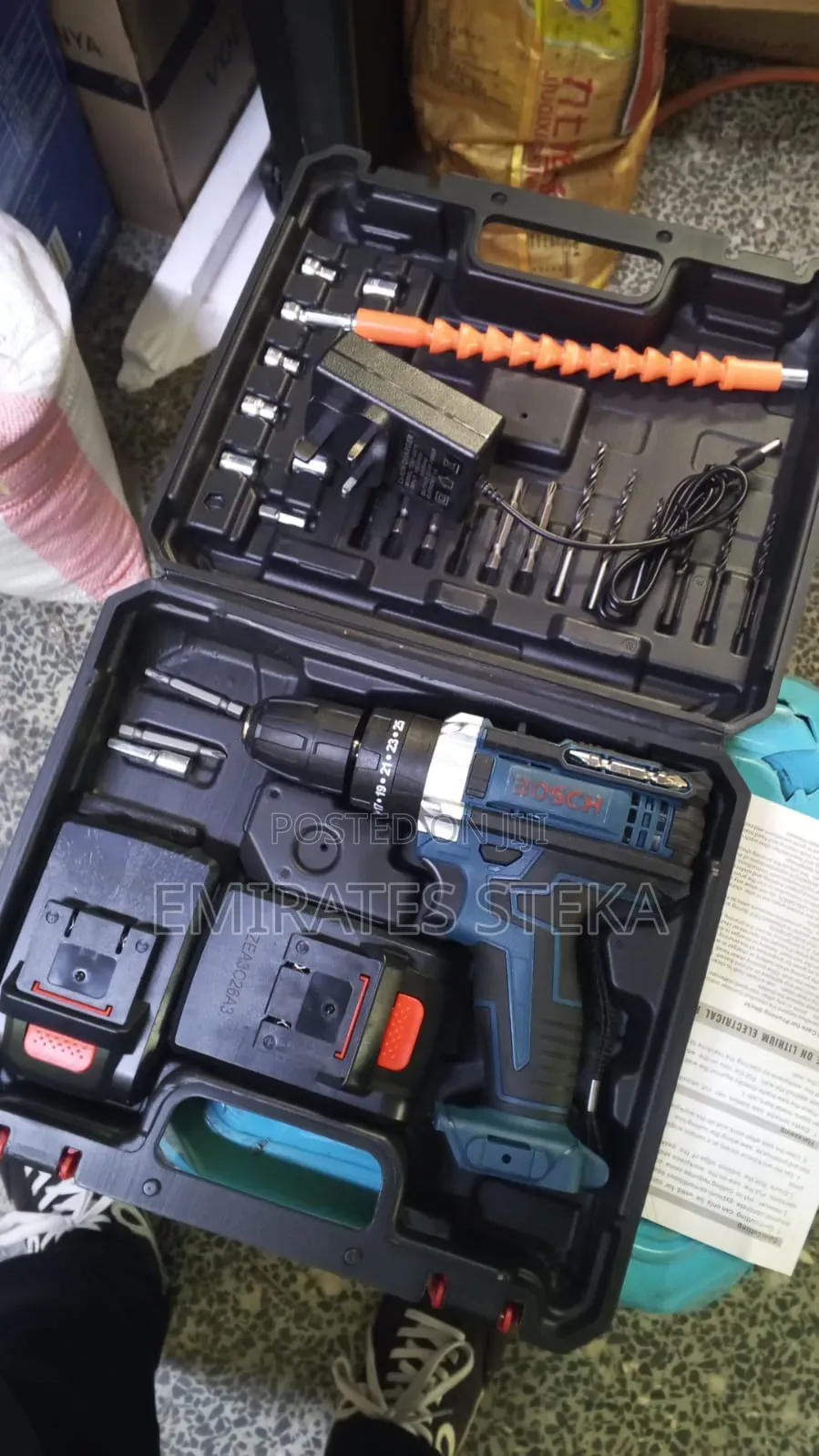 Bosch Cordless Drill With Metal Chuck 36V Black