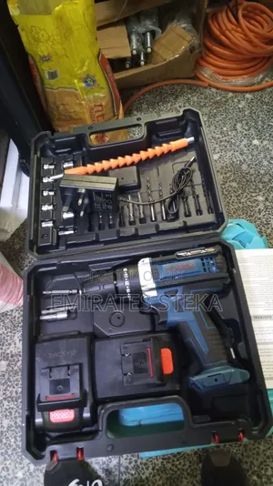 Bosch 36V Cordless Drill With 2 Battery Bits, Accessories Black