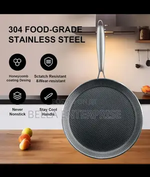 Premium Quality Flat Skillet Griddle Pan for Pancakes / Chapati/ Eggs