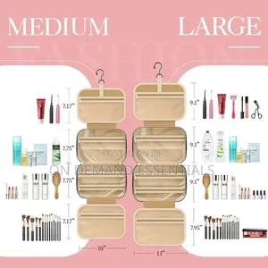 Hanging Large Capacity Travel Toiletry Bag/ Make Up Bag