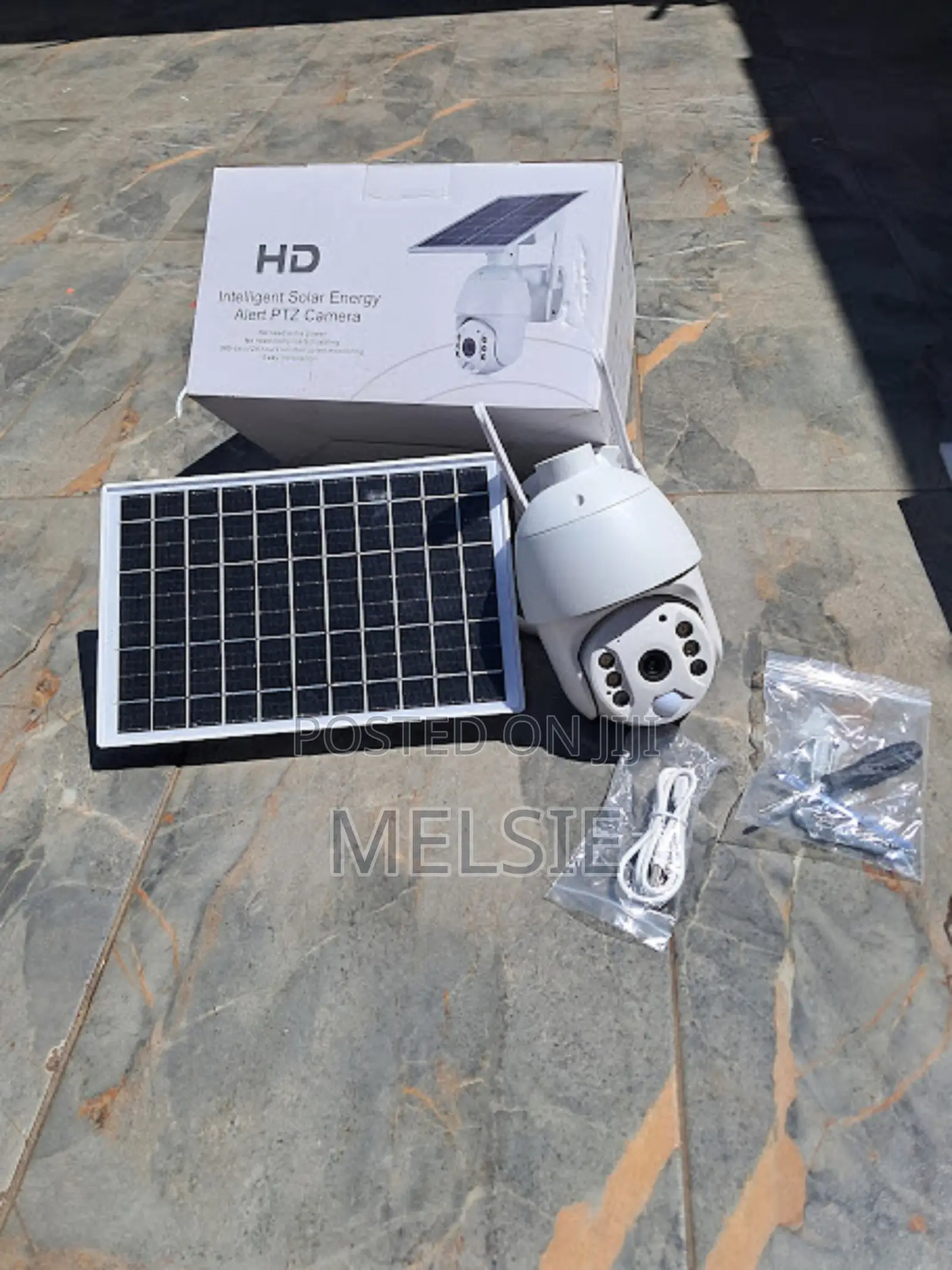 Ubox 4g Solar PTZ Camera 4mp Full Hd CCTV With Sim Card