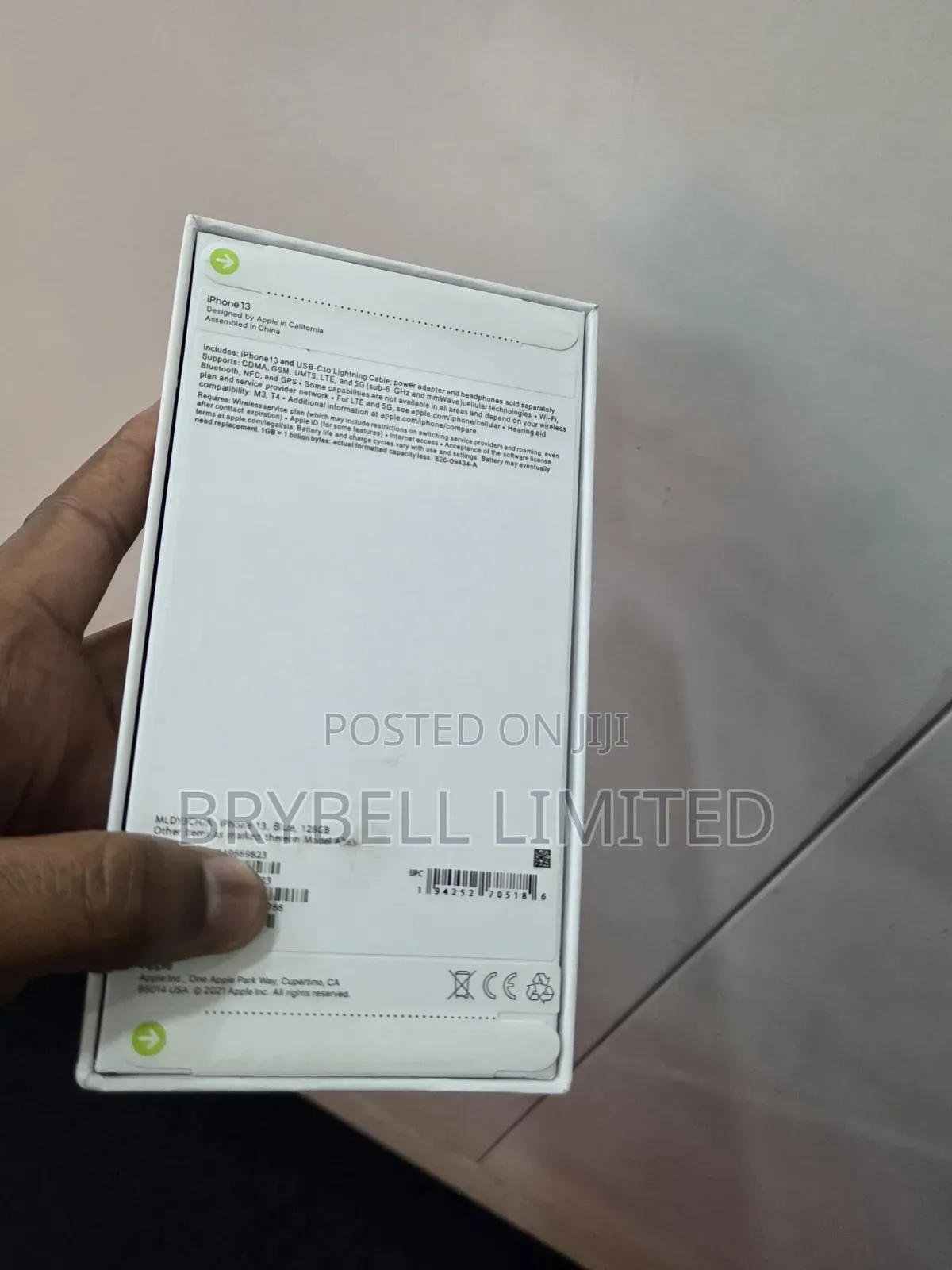 New Apple iPhone 13 128 GB Blue