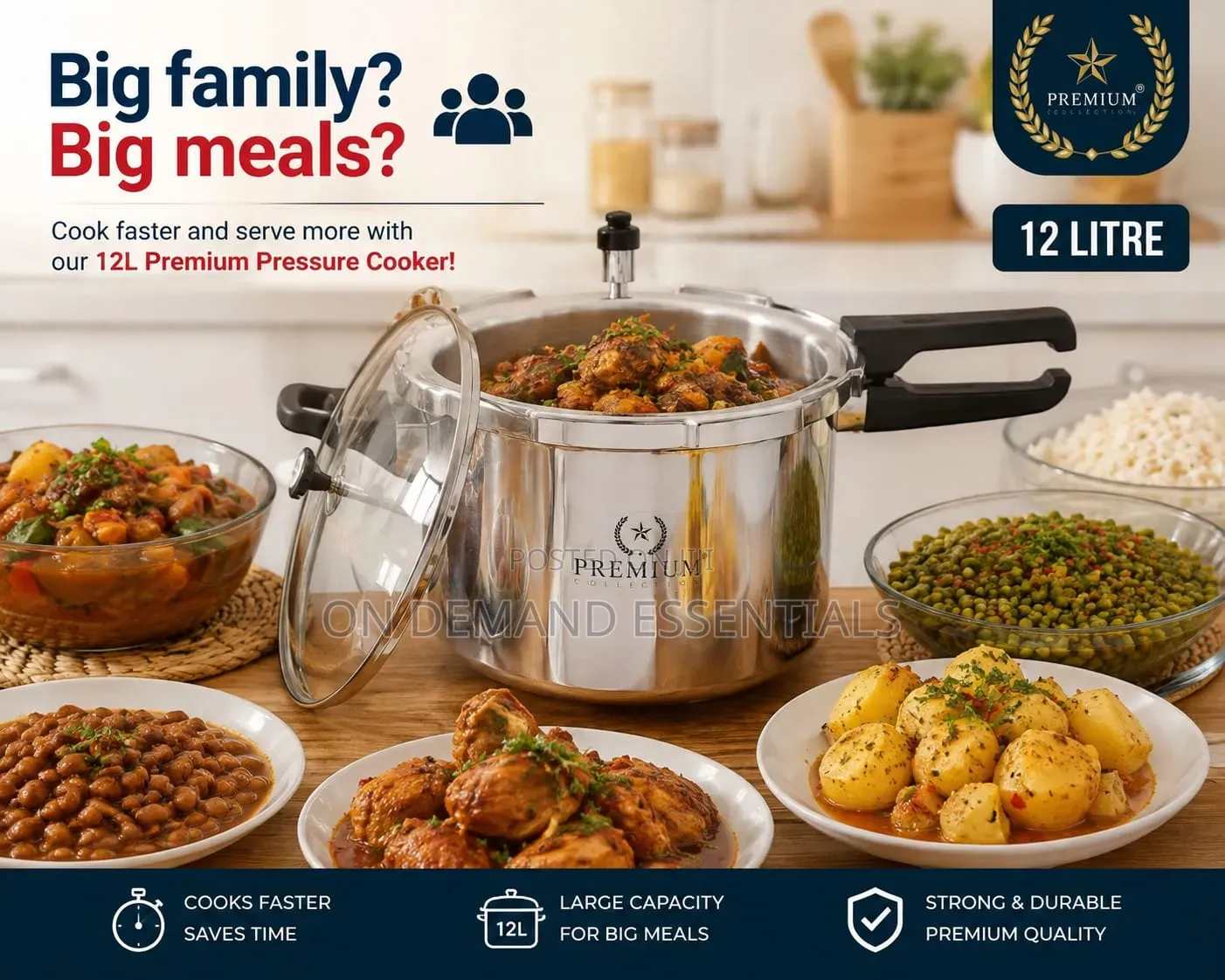 12l Premium Pressure Cooker
