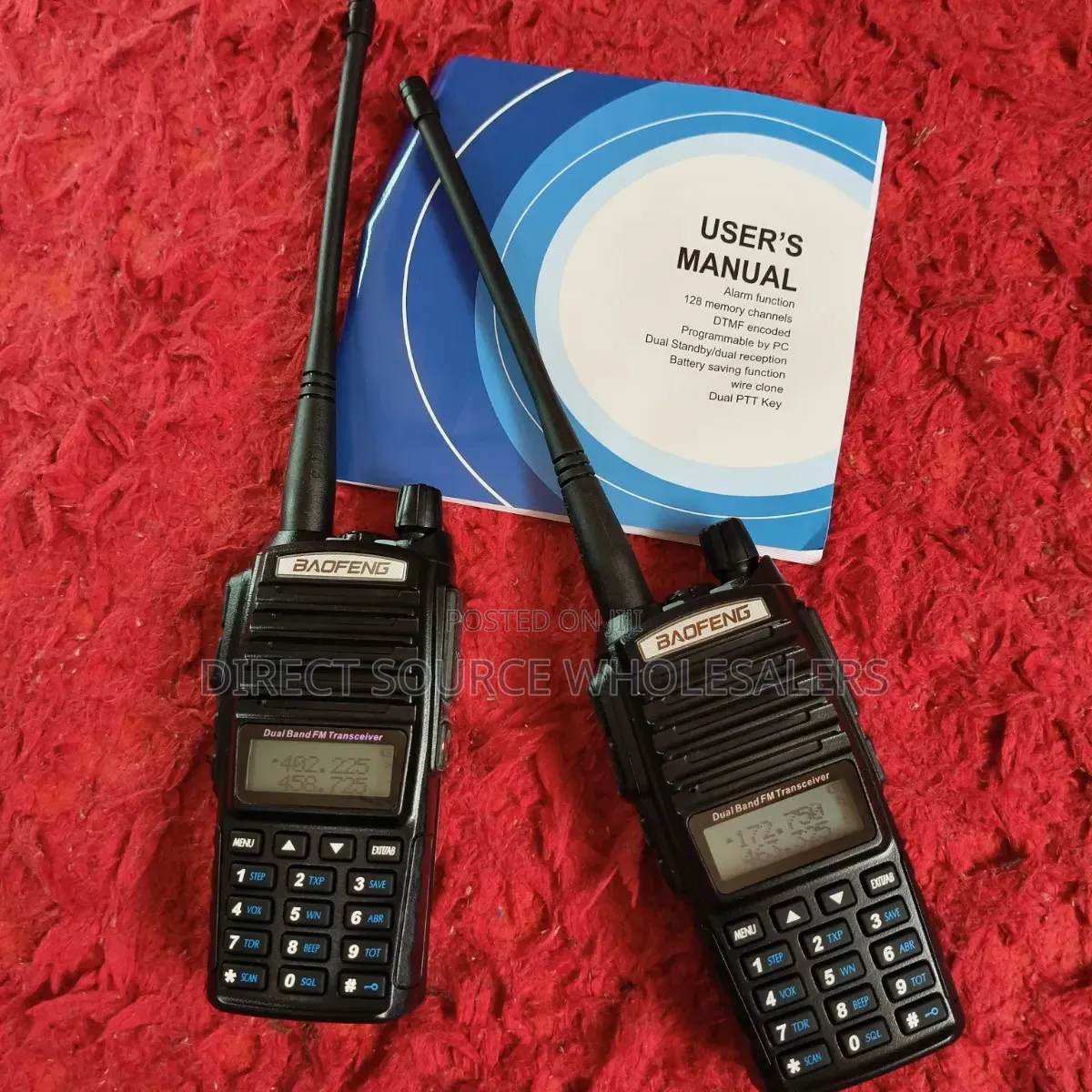 Baofeng UV-82 Rechargeable Walkie Talkie