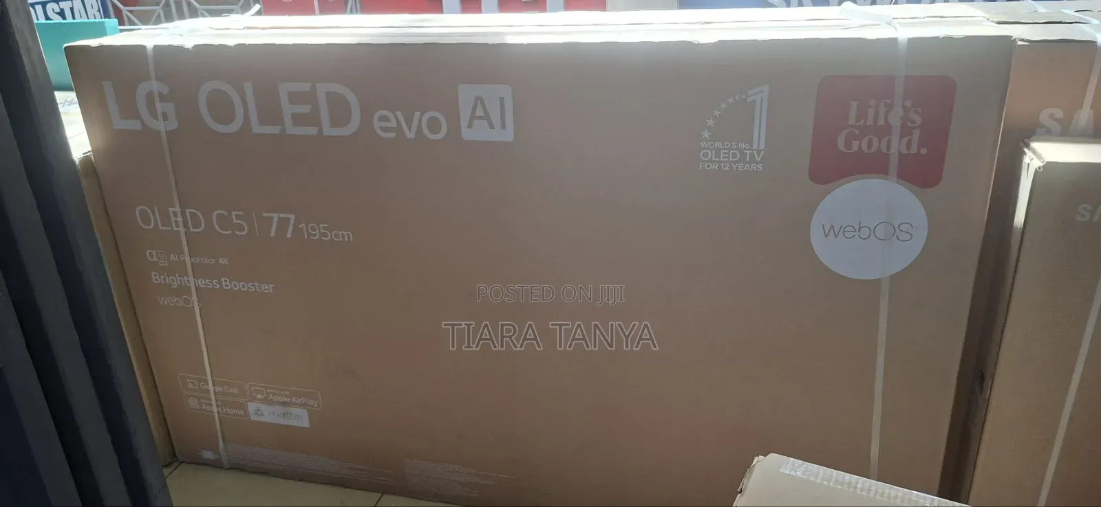 LG 77" Oled TV oled77c66la.afkg - Evo, Dolby Vision Atmos,
