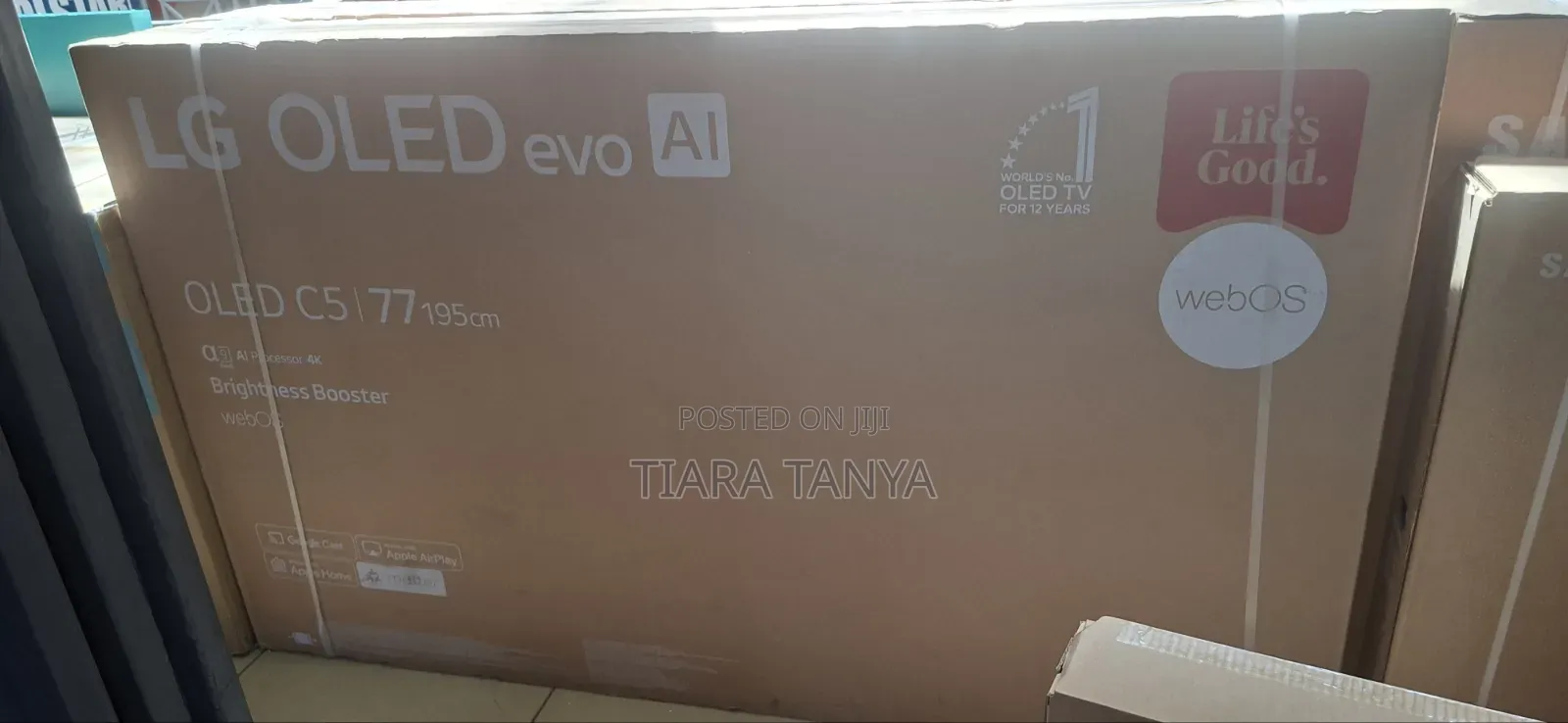 LG 77" Oled TV oled77c66la.afkg - Evo, Dolby Vision Atmos,
