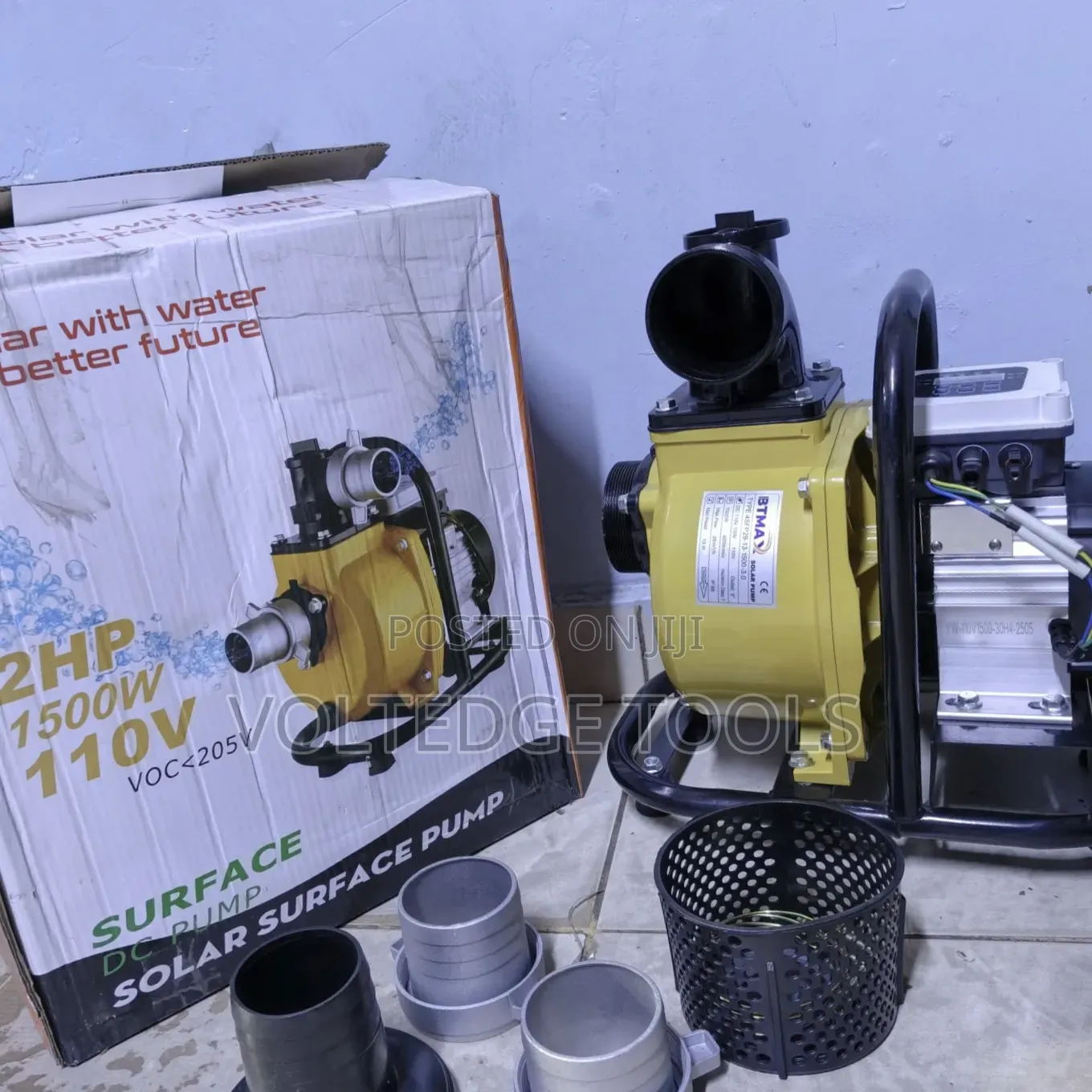 Btmax 2hp Solar Surface Pump 1500w Dc Water Pump