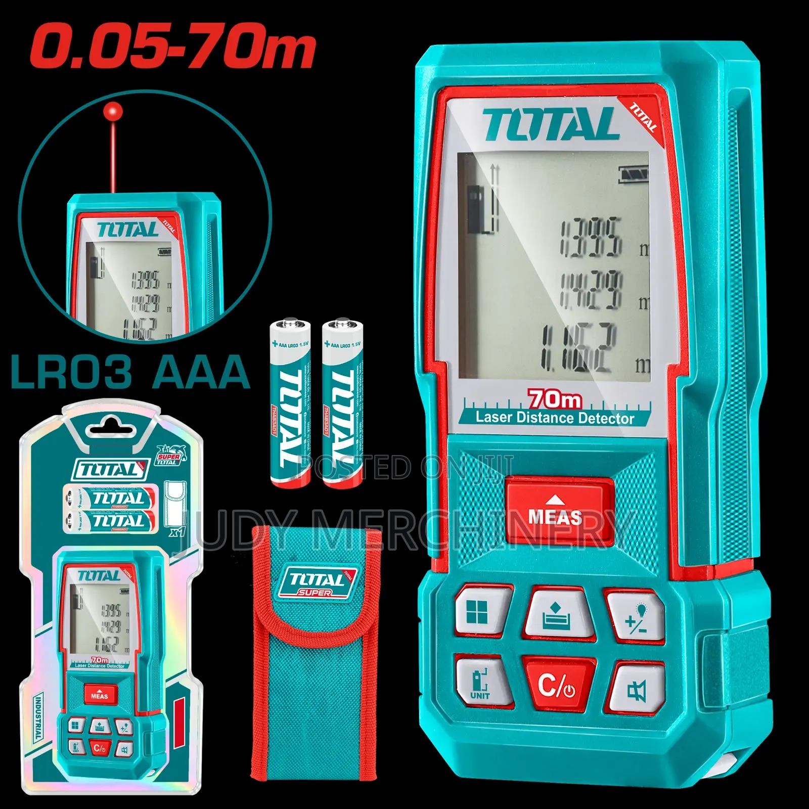 Total Laser Distance 70m