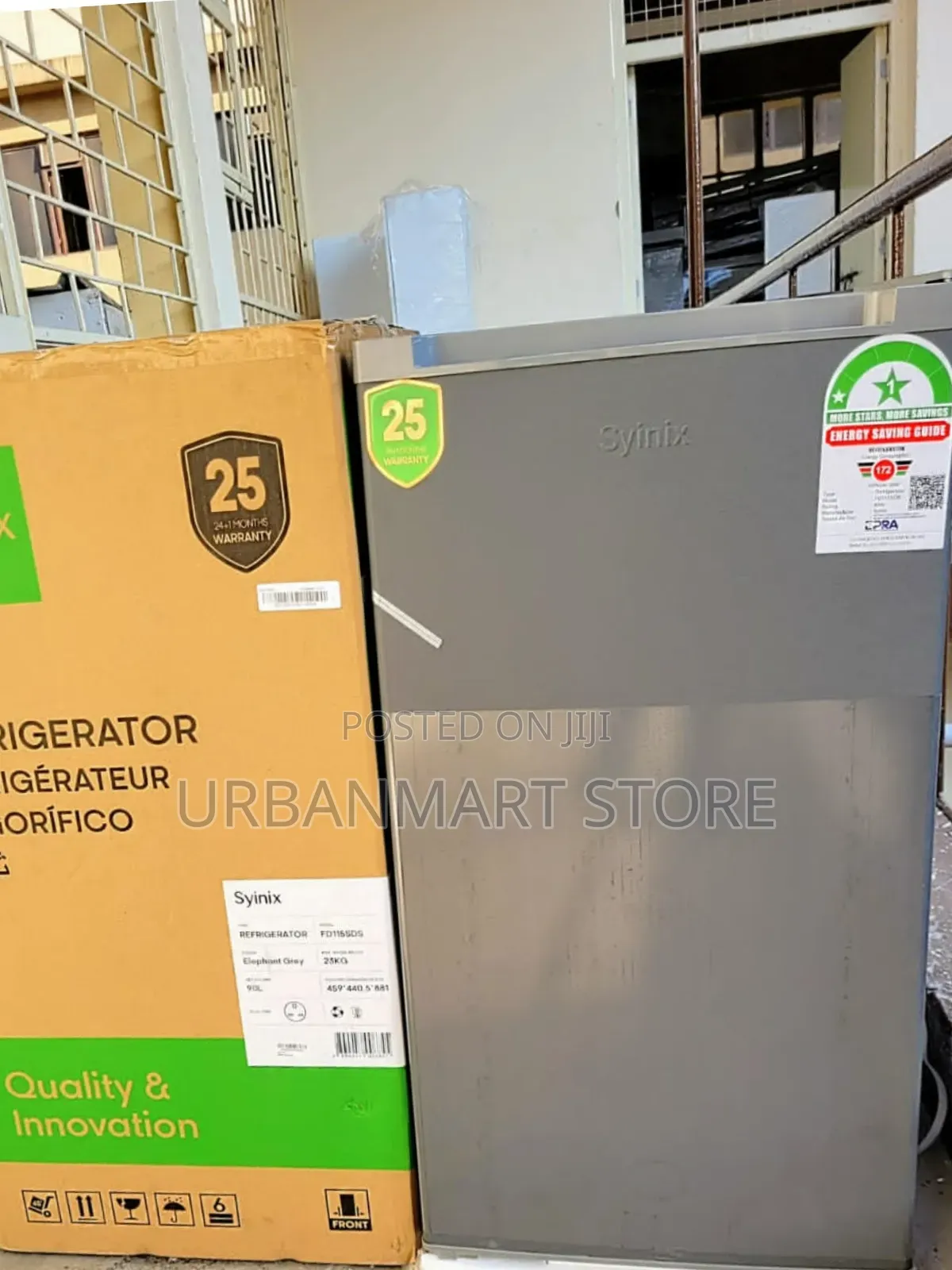 Syinix 90L Single Door Refrigerator