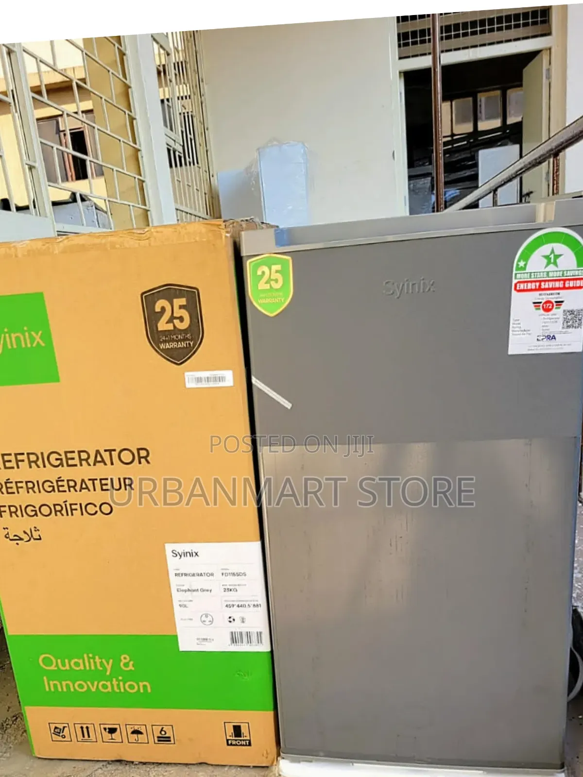 Syinix 90L Single Door Refrigerator