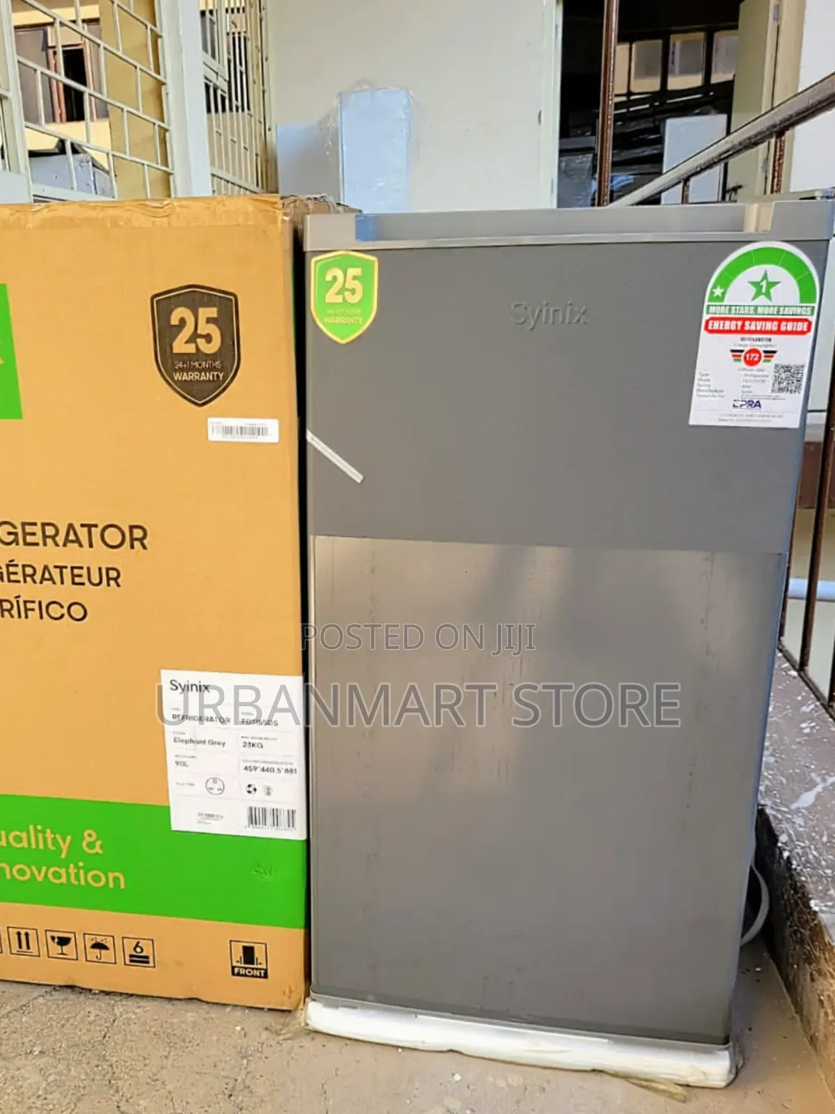 Syinix 90L Everyday Home Single Door Fridge