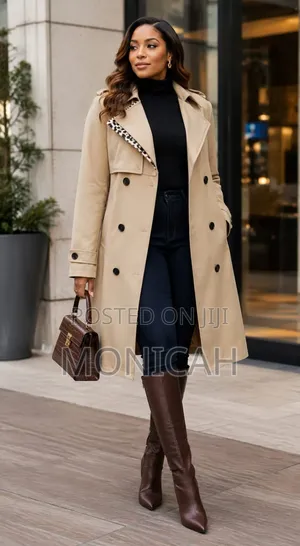 Women Classy Trench Coat