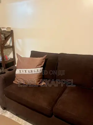 5 Seater L-Shaped Couch With Two Cupholders - Great Condition