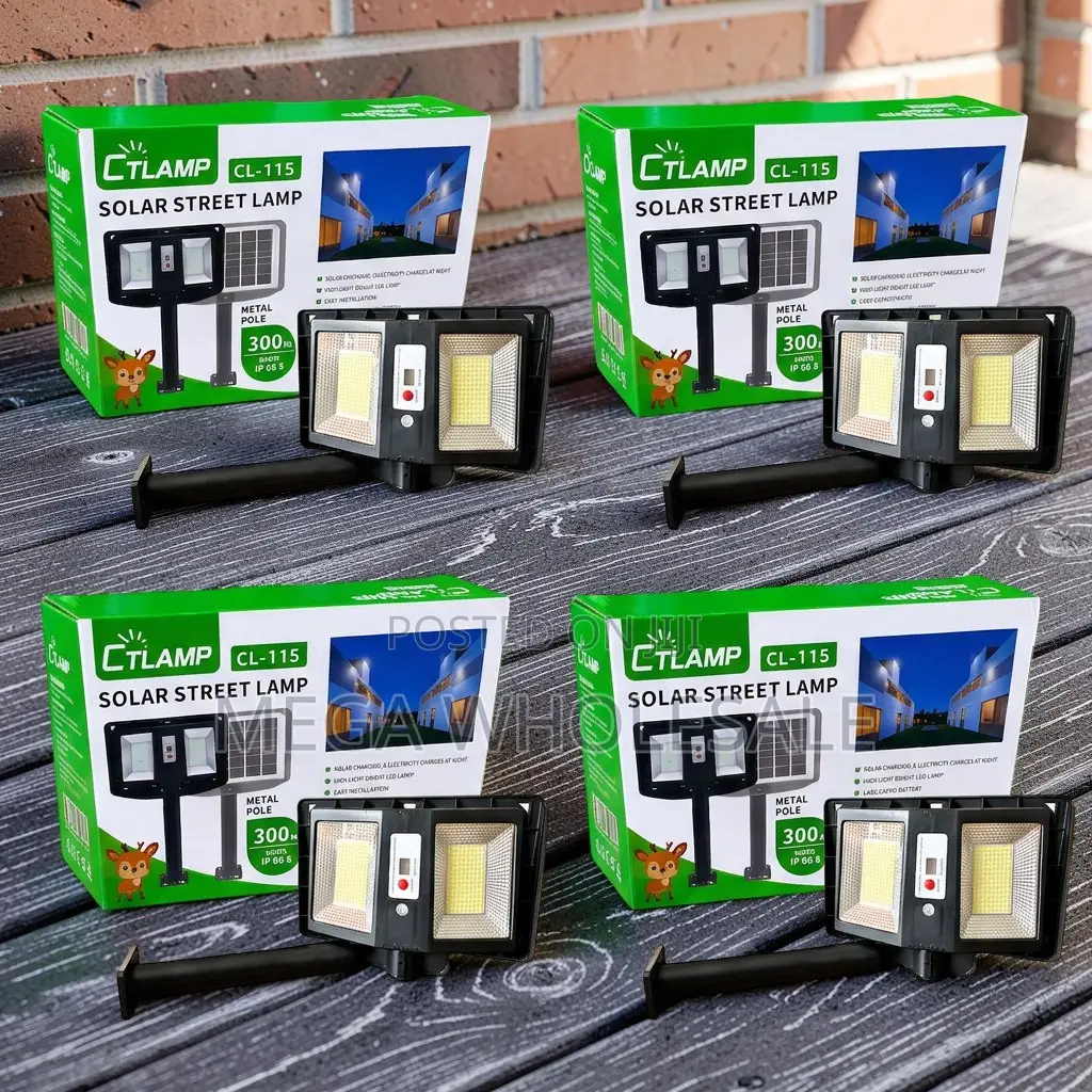 Manufacturer Prices Auto Sensor CTLamp 300W Led Solar Street Light