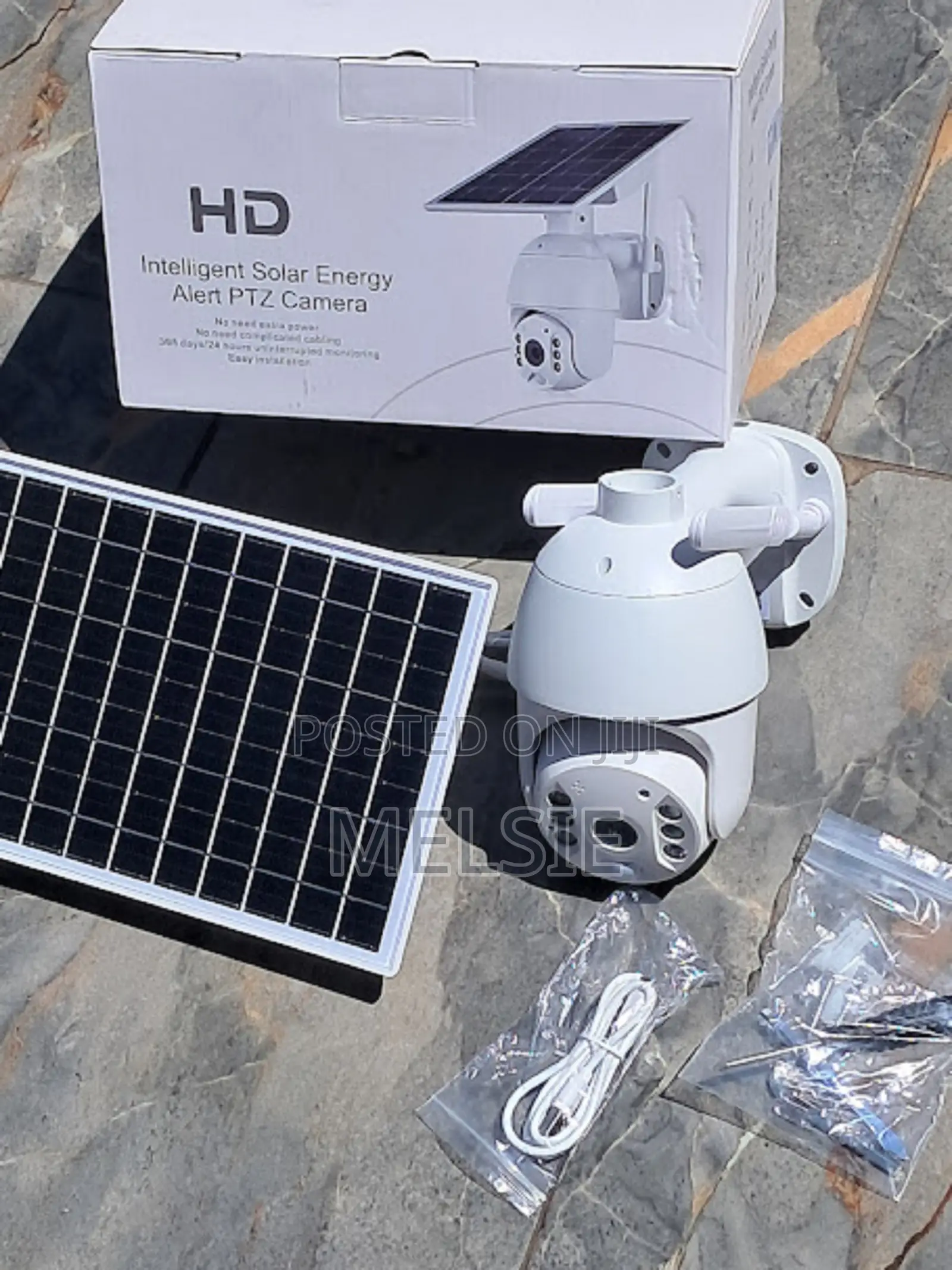 Intelligent UBOX 4G Solar PTZ Security Camera 4MP HD With SIM Card