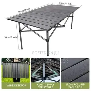 Metallic Foldable Table/ Outdoor Camping Table Mac