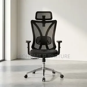 Office Chair Ergonomic Mesh High Back Adjustable Headrest
