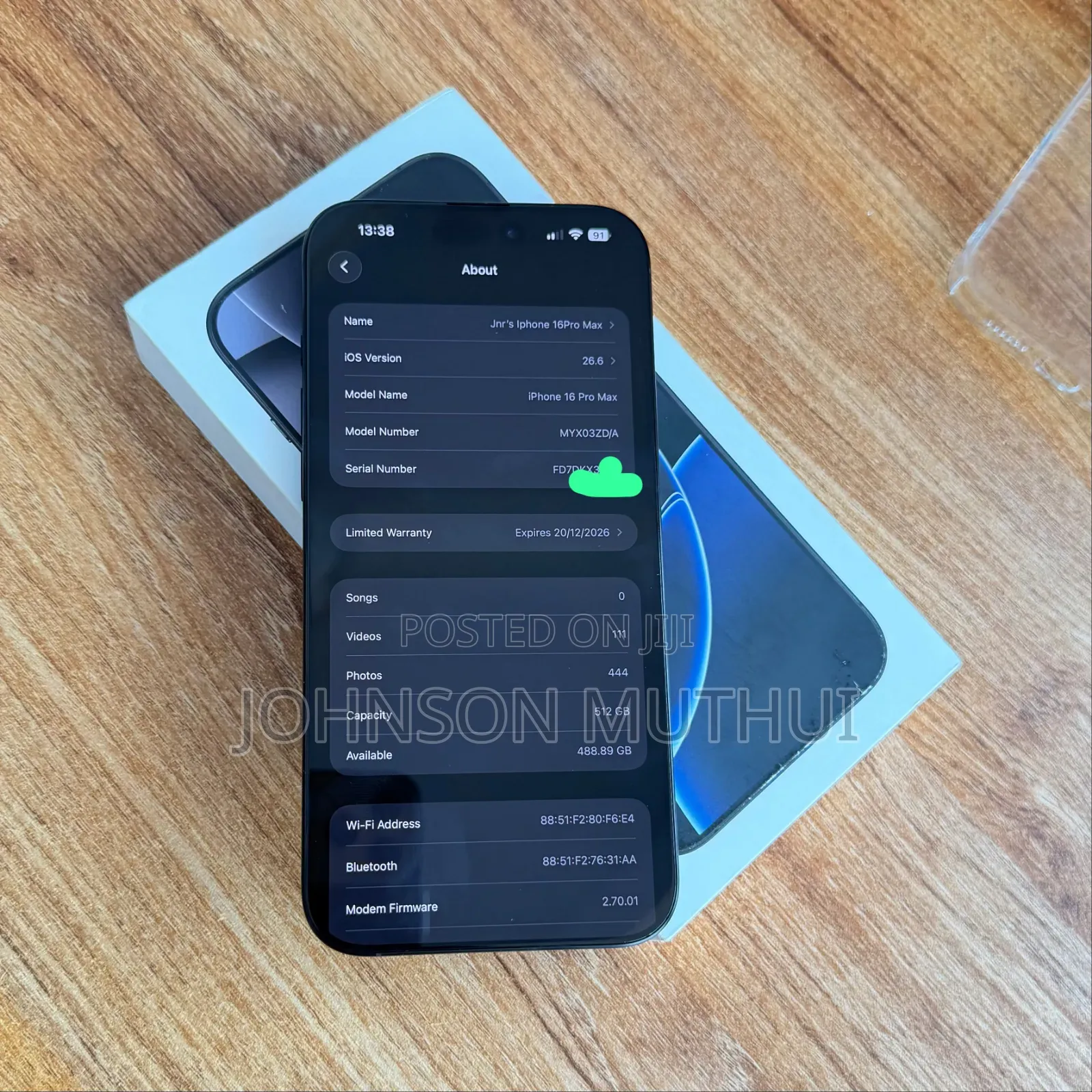 Apple iPhone 16 Pro Max 512 GB Black