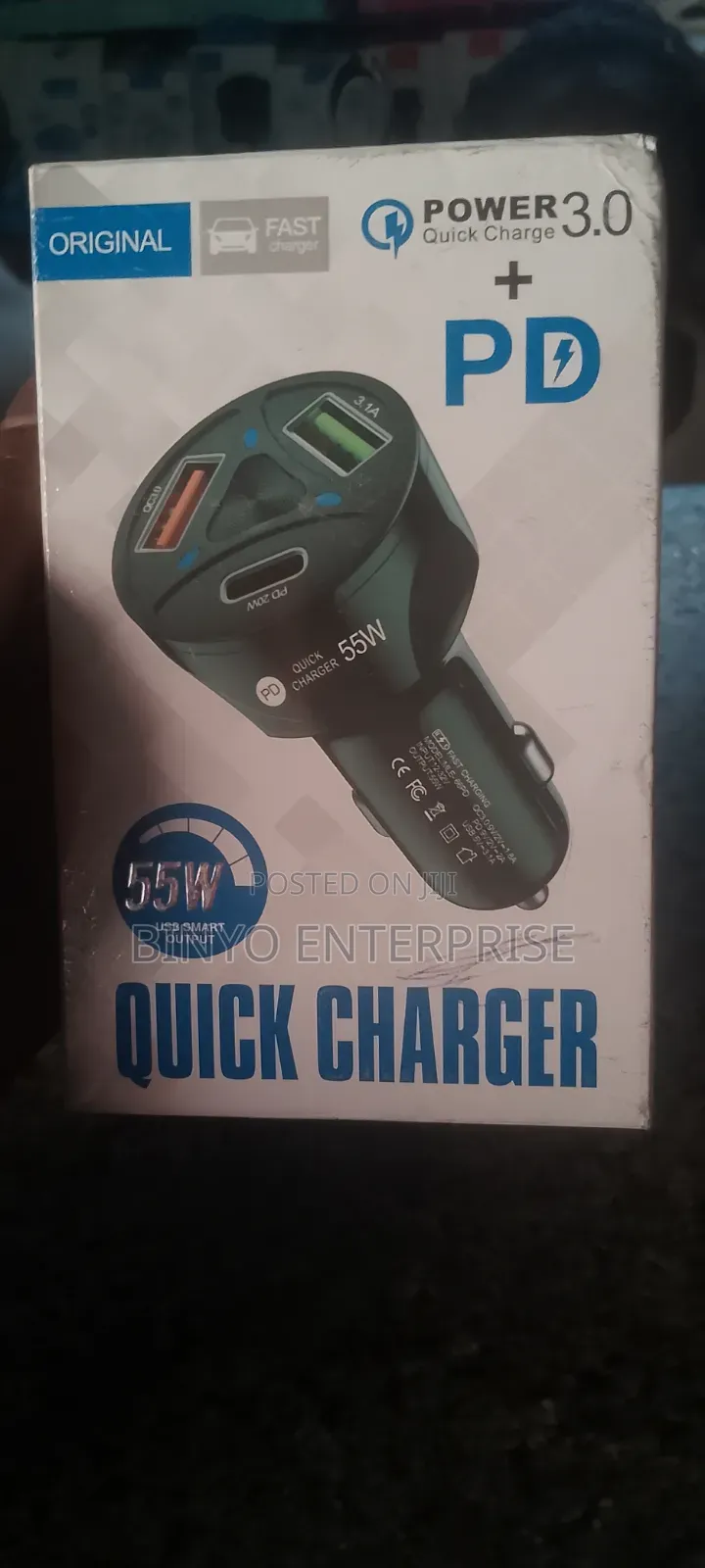 Quick Charger 55w Car Charger