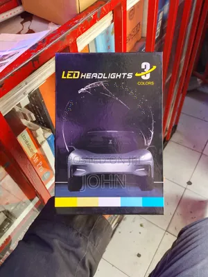 LED HEADLIGHTS 3 COLOR White Yellow and Warm White