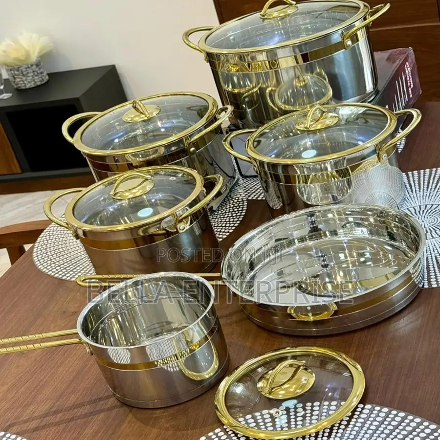 11-Piece Stainless Steel Cookware Set Material