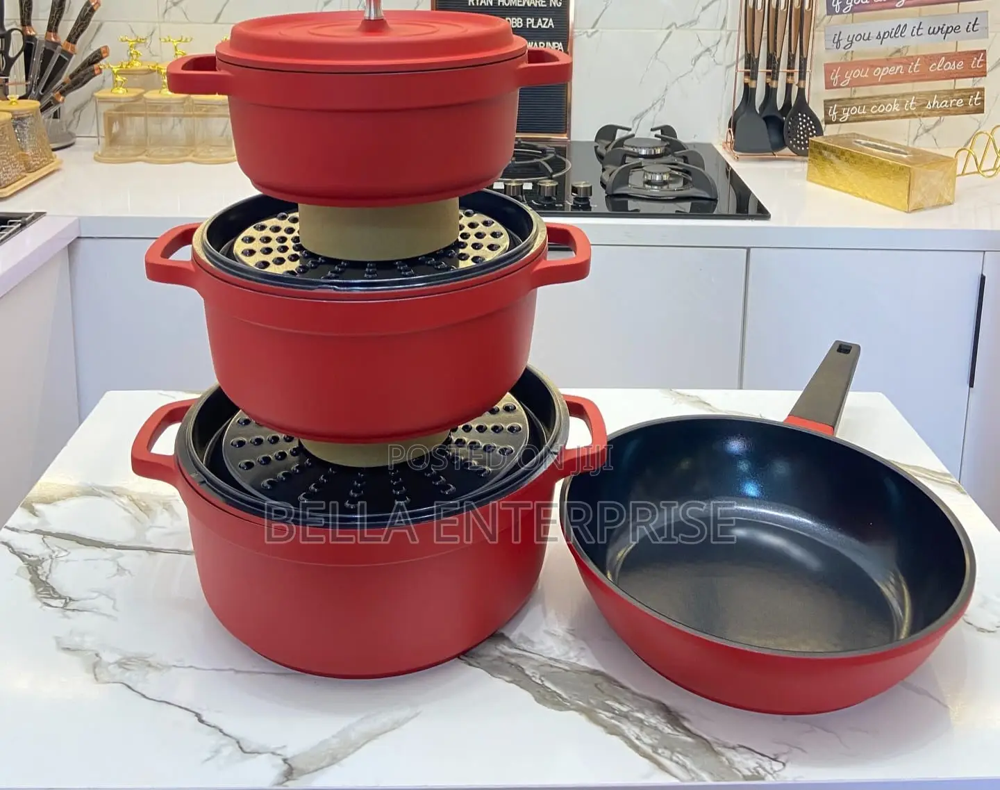 7pcs Aluminium Ceramic Cookware set.Premium High Quality Cookware Set
