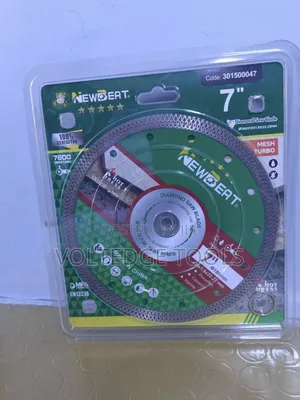 Newbeat 7" Mesh Turbo Diamond Saw Blade (180mm) – Brand New