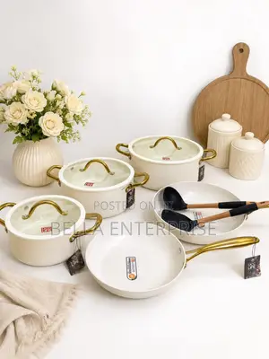 11PCS SET CERAMIC COOKWARE Premium High Quality 11pcs Ceramic Cookware